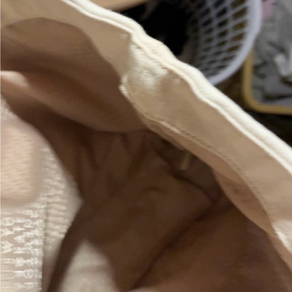 Kate Spade Double or Nothing Canvas Tote Red Cream Dice Bag Authentic - Picture 7 of 15